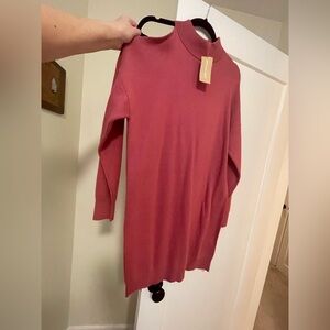 NWT Michael Kors Cold Shoulder LS Sweater Dress